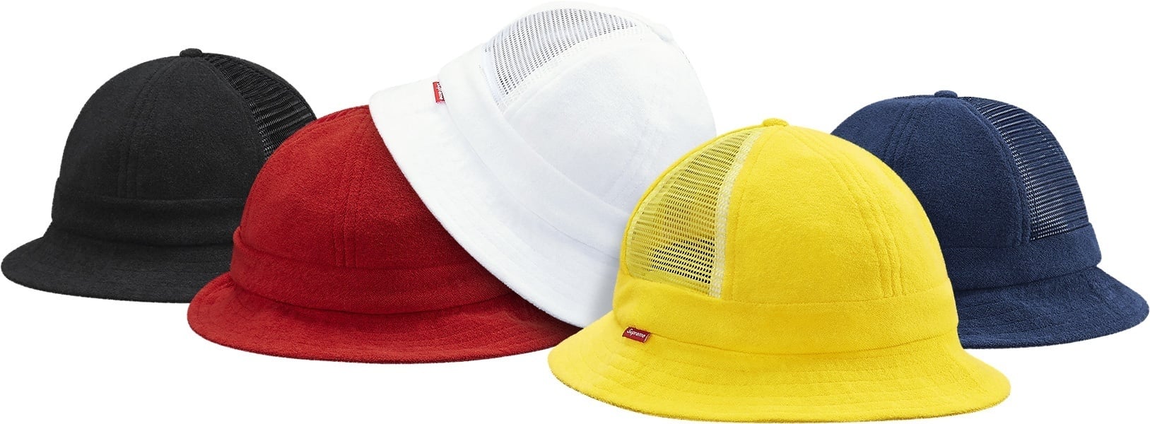 Terry Side Mesh Bell Hat